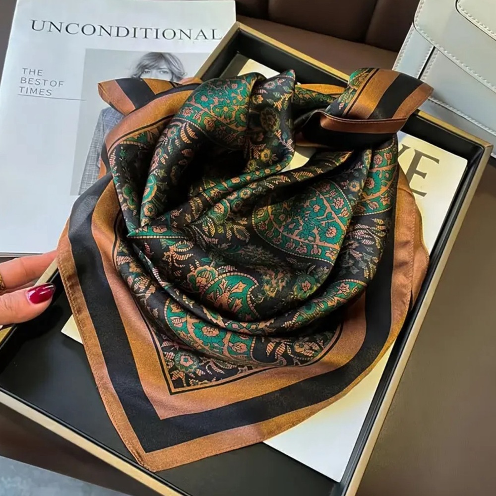 Parsley Printed Scarf-Elegant